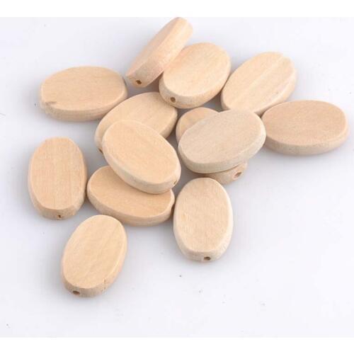 20x13mm 40pcs Natural Wooden Oval Geometric Spacer beads For Jewelry making Handmake DIY Accessory MT1447