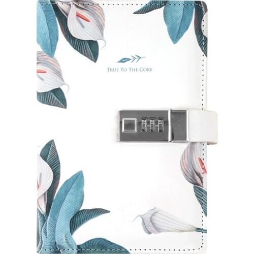 Password Lock Agendas 2021 Cute Planner Organizer Notebook and Journals Korean Notepad Personal Travel Note DIY Hand-book School