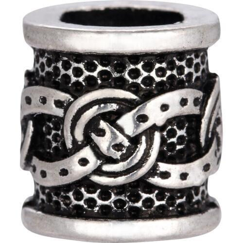 Thor Nores Viking Celtic Knots Beads Antique Silver Beard Bead Hair Bead Findings Charms for Necklace Bracelet Jewelry DIY