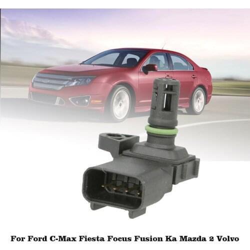 MAP Sensor for Ford C-Max Fiesta Focus Fusion Ka Mazda 2 Volvo C30 S40 1490907 1141598