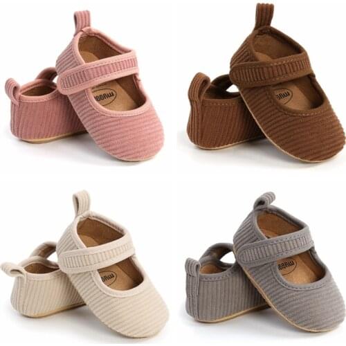 Spring Autumn Baby Shoes Solid Color Baby Girls Prewalker Anti-slip Shoes First walkers Casual Baby Girls Soft Shoes