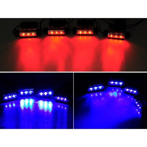 Car Interior Foot Atmosphere Lamp LED Decoration Light Orange Purple