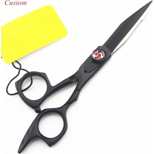 Custom japan 5.5 inch Reverse teeth hair cutting scissors cut barber makas thinning shears haircut scissor hairdressing scissors
