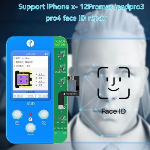 JC-ID V1S Face Dot Matrix Repair Instrument For iPhone X-12Promax Face ID Repair Flex Cable Dot Projector Read Write Progrmmer