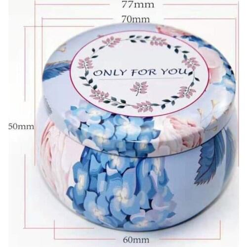 Candle Tin Jars DIY Candle Making Kit Holder Storage Case For Dry Storage Spices