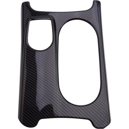 LHD Carbon Fiber Style Water Cup Holder Panel Cover Car Fit For Mercedes-Benz CLA GLA A Class W176 X156 C117 2014 2015 2016 2017