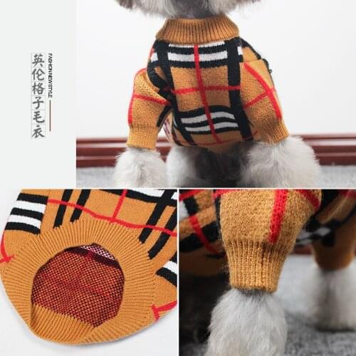 Cute Puppy Clothes Dog Outfits Autumn Winter Chihuahua poodle schnauzer pomeranian corgi Sweater for small dog clothes