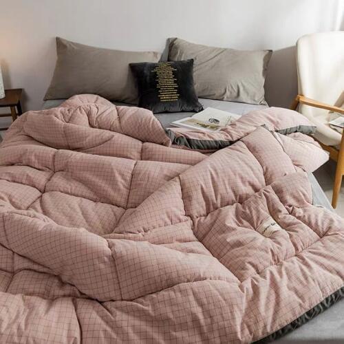 New Soft comfortable Thick Warm quilt Winter bedroom Quilting duvet students dormitory single/double bedding comforter blankets