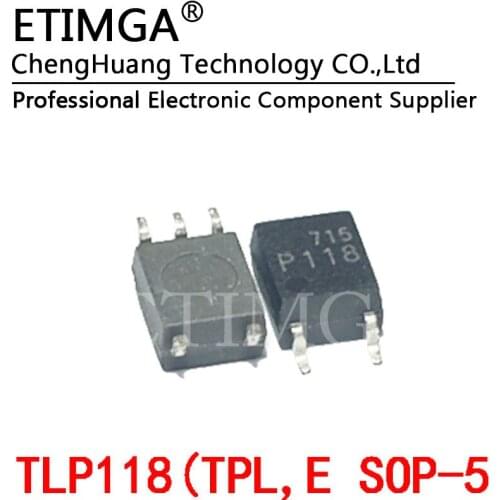 Original TLP118(TPL,E SOP-5 1 channel 3.75kV 20Mbps SMD Optocoupler