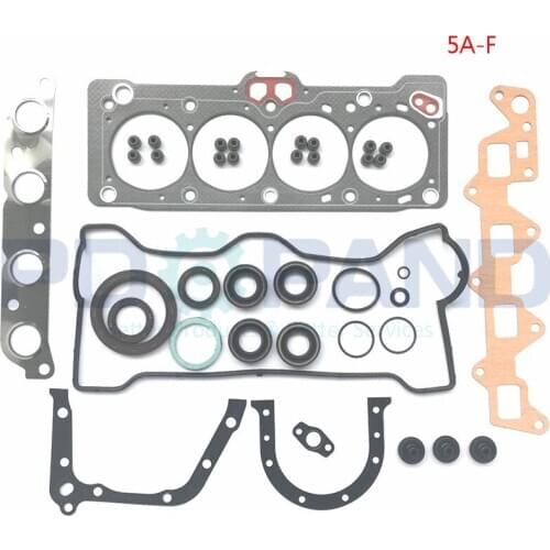 5AF 5A-F 5A-FE Full Engine Complete Gasket Set for TOYOTA Carina/Corolla/corona/sprinter 1.5L 1498cc 04111-15084/15080