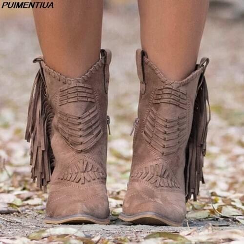 Puimentiua Women's High Boots