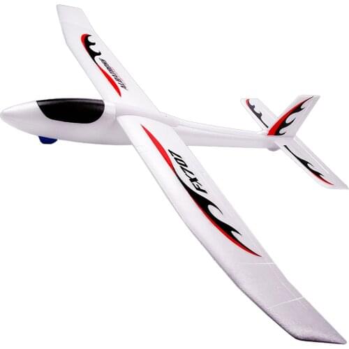 FX707S Airplane Hand Launch Glider Plane Throwing Airplane Soft Foam Airplane Aircraft Model DIY Toys for Kids