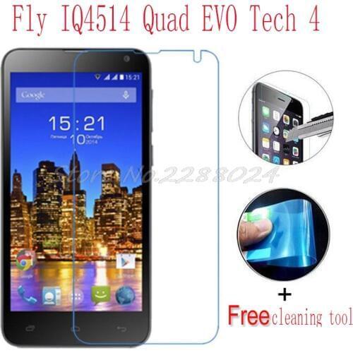 2PCS Ultra-thin Nano-proof membrane not glass Screen Protector for Fly iQ4514 FS504 FS451 IQ4413 FS501 iQ4516 iQ4505 iQ4512