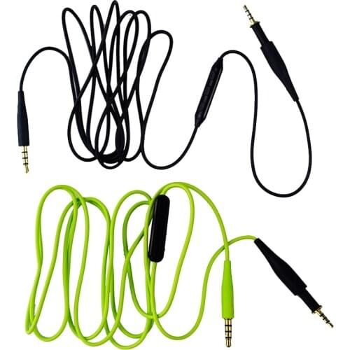 Replacement Audio Cable For AKG K450 K451 K480 Q460 Headphones Cords With Mic Volume Control
