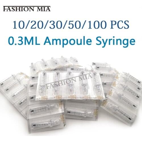 0.3ml Mesotherapy Gun Syringe 2 in 1 Hyaluron Pen Needles Tools Hyaluronan Acid Ampoule Head Hyaluronic Pen Atomizer Accessories