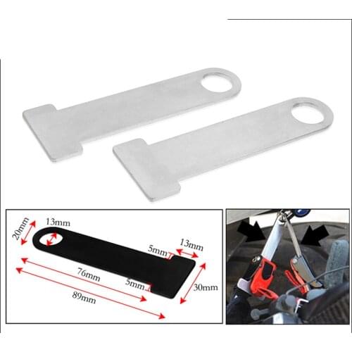 1 Pair Silver Motorcycle Open Face Helmet Lock Fastener Clever And Practical