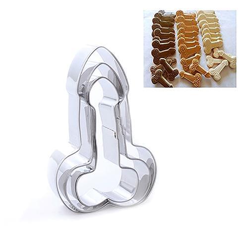 3Pcs Stainless Steel Willy Penis Cookie Cutter Mould Baking Biscuit Fondant Cake Mold