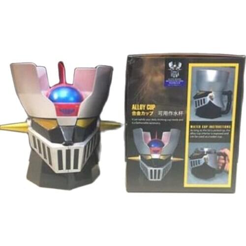 420ml Ready Player One Creative MAZINGER Z Transformation Robot PC + Stainless Steel Mugs Cup Office Water Cup