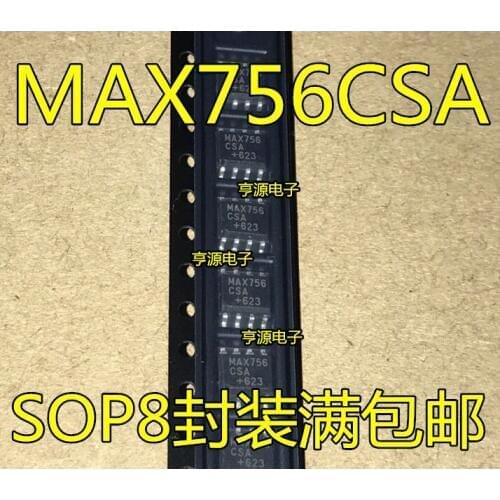 5pieces MAX756CSA MAX756ESA DC -DCSOP8