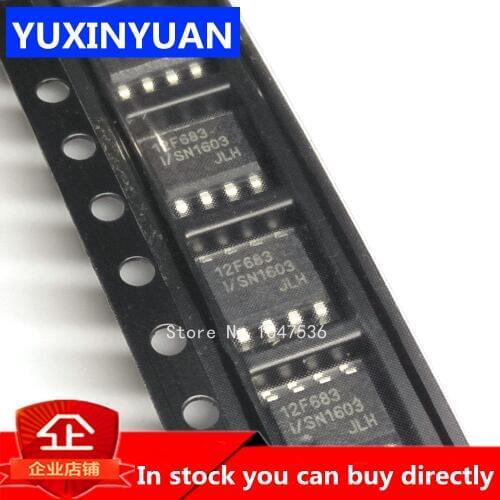 50pcs/lot PIC12F683-I/SN SOP8 PIC12F683-I SOP PIC12F683 SMD 12F683 SOP-8 new and original IC
