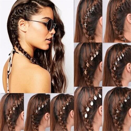 80Pcs/box African Hair Jewelry Braid Hair Accessories Decorations Gold Silver Metal Hair Ring Tubes Cuffs Dreadlocks Dread Beads