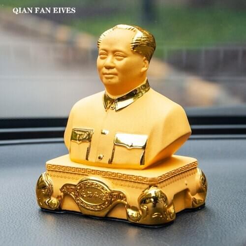 The great statue of Chairman Mao Resin hand carved Sculpture of Chinas great leader Mao Zedong Home decoration souvenir