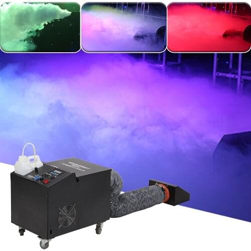 Dj Equipment 2000W Water Base Fog Machine DMX Control Smoke Machine Stage Lighting Wedding Effect Low Ground Low Noise Fogger