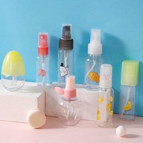Translucent Animal Cartoon Spray Bottle Out Spray Bottle Travel Bottle Disinfection Bottle Skin Care Products Sub-Bottling