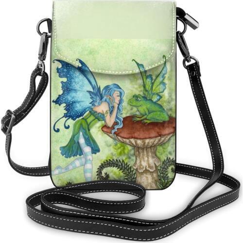 Mushroom Shoulder Bag Mushroom Leather Bag Womens Pattern Women Bags Trendy Multifunction High quality Purse