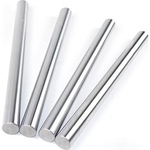 Chrome plated rod for optical axis linear guide bearing