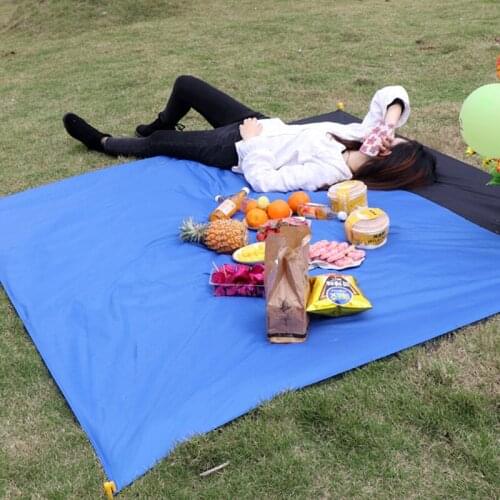 200x210cm Pocket Picnic Waterproof Beach Mat Sand Free Blanket Camping Outdoor Picnic Tent Folding Cover Bedding Lightweight Mat