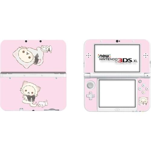 Kawaii Korilakkuma Full Cover Decal Skin Sticker for NEW 3DS XL Skins Stickers for NEW 3DS LL Vinyl Protector Skin Sticker