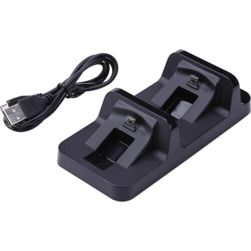Controller Handle Charger Cradle Bracket for PS 4 Dual USB Charging Dock Station Stand for PS4 PlayStation 4 Game