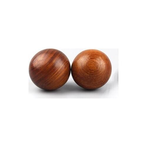 Natural Wooden Massage Health Ball 50mm Exercise Meditation Stress Relief Handball Fitness Ball Natural Health Care Product