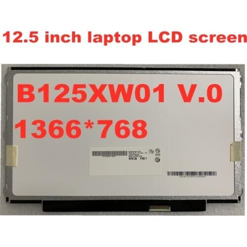 Free Shipping 12.5 inch laptop LCD screen matrix For LENOVO X230 U260 K27 K29 X29 LP125WH2 TLB1 B125XW01 V.0 LTN125AT01