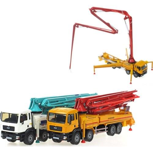 KAIDIWEI Alloy model car truck concrete pump truck adult metal Model 1:55 Childrens Day Christmas New Year gift collection