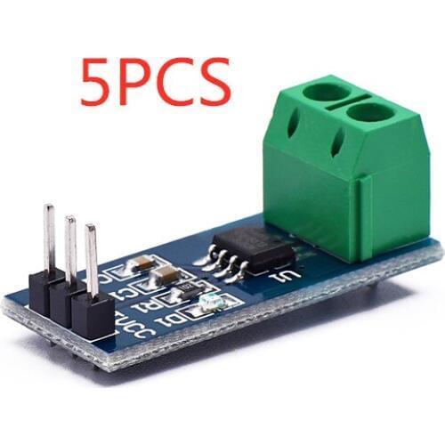 5PCS 20A range ACS712 module current sensor module