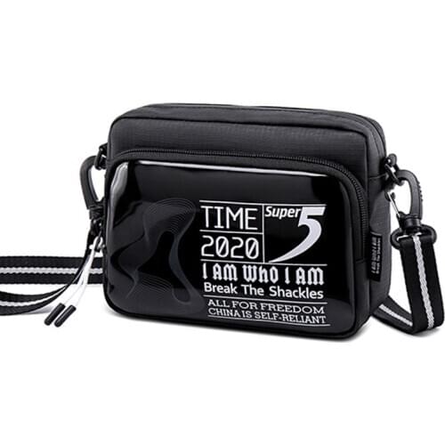 Hip Top Style Man Crossbody Bag Small Bags Outdoor Sport Shoulder Messenger Bags Mobile Phone Pouch Male Mini Handbag Waterproof