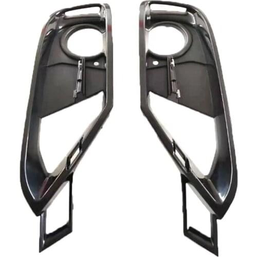 NEW 2 Open Grid Front Bumper Fog Light Grille 2 Chrom Trim Fit for BMW 3 Series F30/F31 2012-2015 51117300739 51117300740