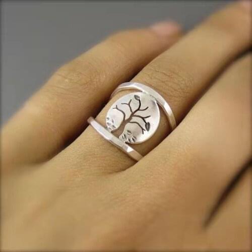 New Ring Tree of Life Ring Simple Fashion Ring Holiday Gift