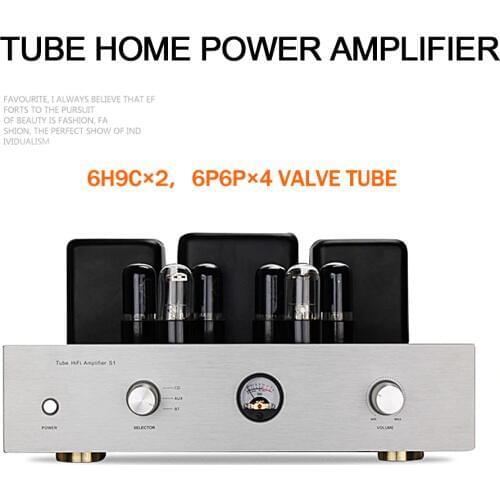 ROYANGES 6N6C 6H9C Valve Tube Amplifier bluetooth Pure Stereo Amplifier Hi-Fi Single-ended Class A Power Amplifier
