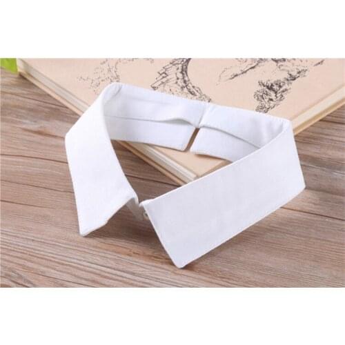 Solid Color Fake Collar for Women Shirt Necklace Choker Detachable Half Shirt Collars for Sweater Dress Decorative Nep Kraagie