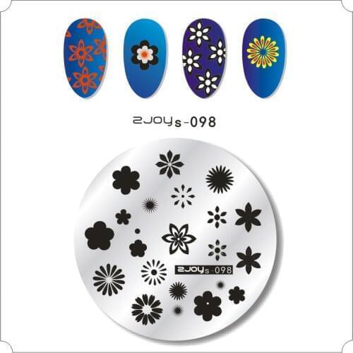 1PC Nail Stamping Template Flower Animal Geometry Unicorn Christmas Day Rectangle Stainless Steel Nail Art Stamp Image Template