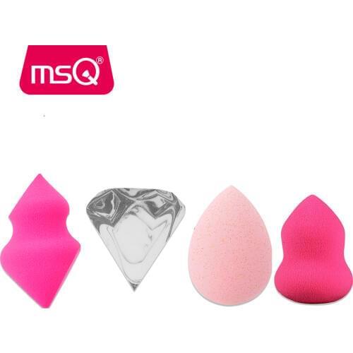 MSQ 1PCS Water Drop Shape Cosmetic Puff Makeup Sponge Blending Face Foundation Dry Wet Use Smooth Make up Cosmetics Powder Puffs