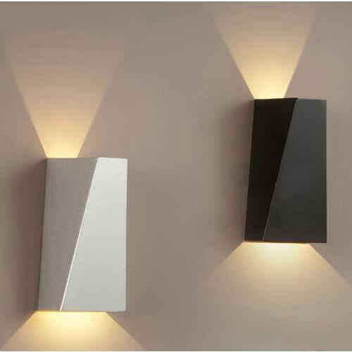 10W Mordern Led Wall Light Dual-Head Geometry Wall Lamp Sconces for Hall Bedroom corridor lamp restroom bathroom reading lamp