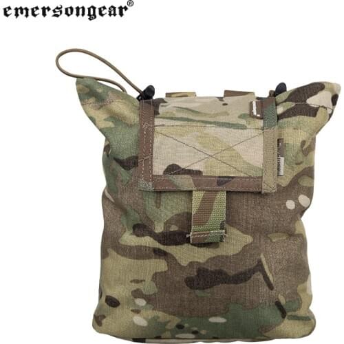 Emersongear Folding Magzine Pouch Adjustable Mag Recycling Purposed Bag Molle for Tactical Airsoft Hunting Outdoor CS Game