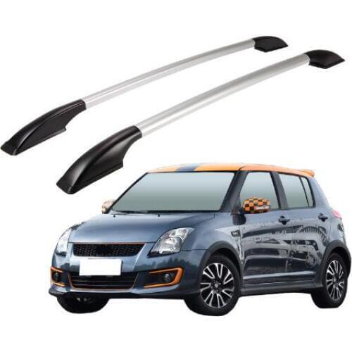 1.3M Aluminum alloy Roof Rack Side Rails Bars Roof Racks a Pair Case For Suzuki Swift 2005 06 07 08 09 10 11 12 2013 DA035