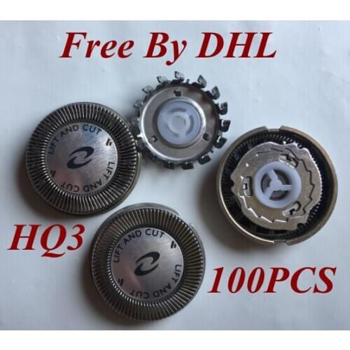 100PCS HQ3 replace head razor blade for philips shaver hq4 hq55 hq56 HQ322 HQ340 HQ342 HQ360 HQ362 HQ380 HQ382 HQ384 HQ386