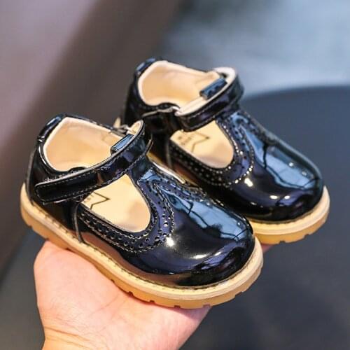 2021 Fashion Toddler Infant Kids Baby Girls Vintage Solid Colors Princess Non-slip Soft Leather Party Single Shoes Sandals#g4