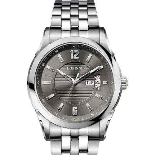 Men wrist watch,mens automatic watches LOBINNI man luxury mechanical wristwatch Switzerland relogio masculino waterproof dress